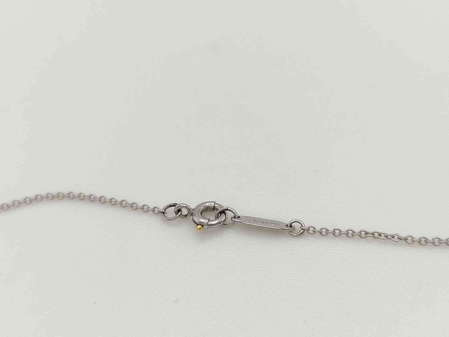 Tiffany & Co. Solitaire 1PD PT950 2.7g Necklace