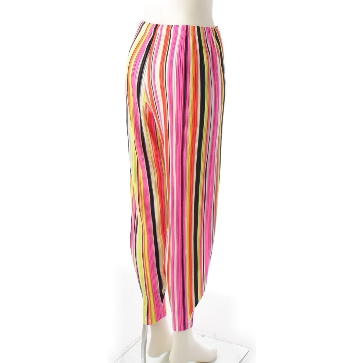 PLEATS PLEASE ISSEY MIYAKE 24 Striped Sleeveless Dress Set, Multicolor, Size 4, Pleats Please Issey Miyake Dress
