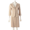 MaxMara MAX MARA Skirt Set, Beige, Hanger Included, Size 38, Jacket