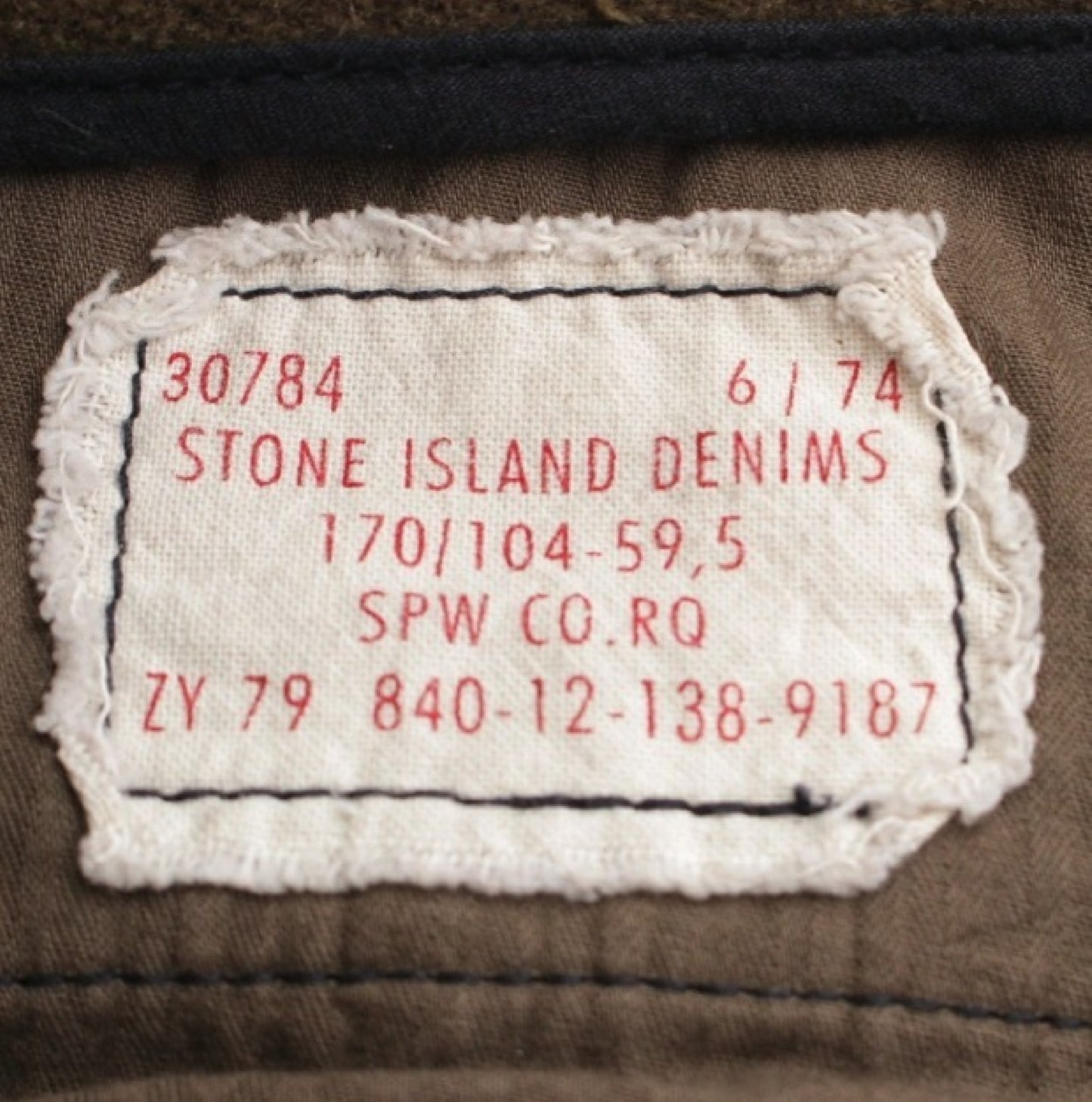 STONE ISLAND Vintage 6-Pocket Cargo Pants 49143C07 Navy Size 30 170/104-59.5 Pants