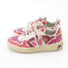 MARNI MARNI Leather Logo Painted Low-Top Sneakers White/Pink Size 37