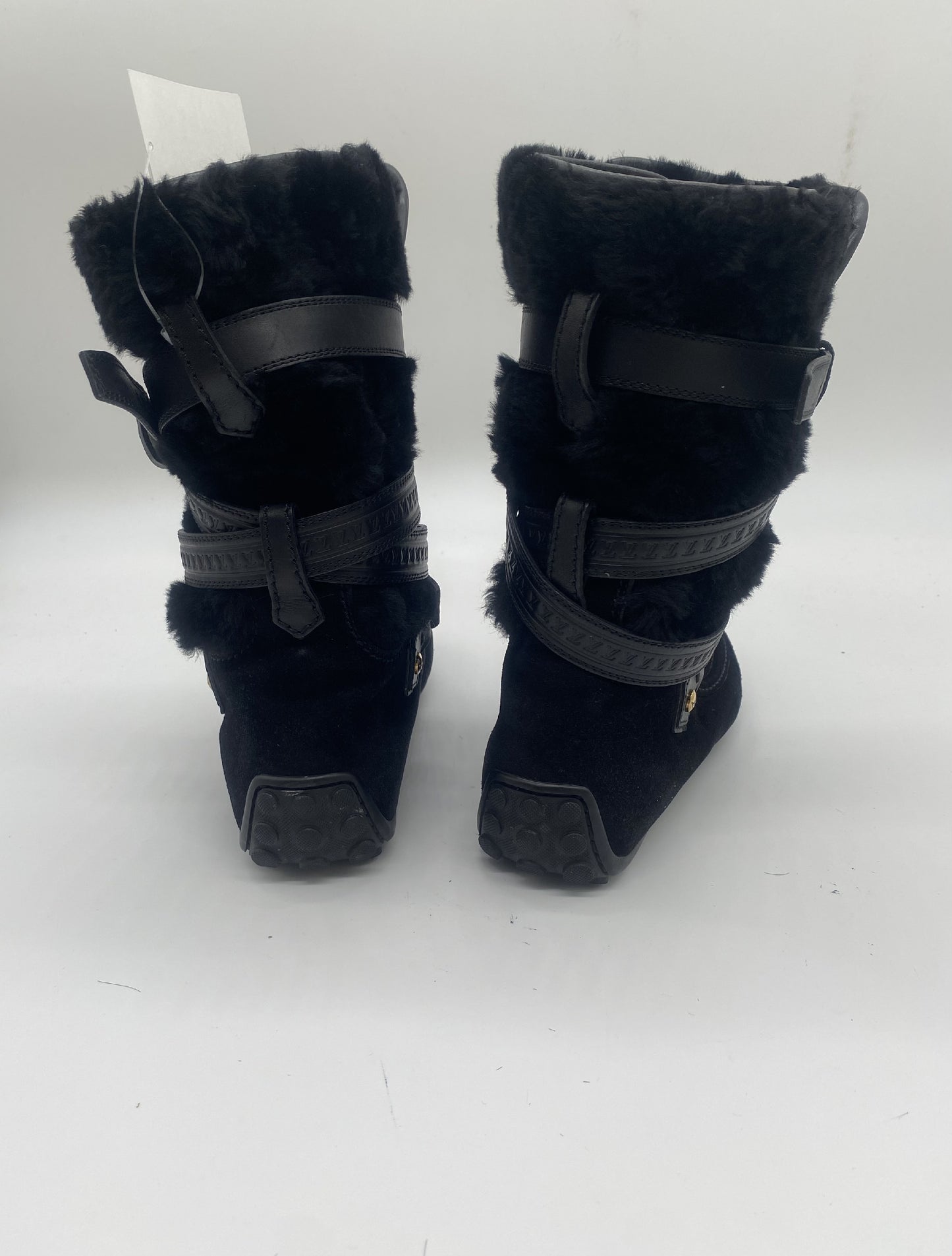 LOUIS VUITTON Louis Vuitton Shearling Boots Size 36 1/2 Black Other Shoes