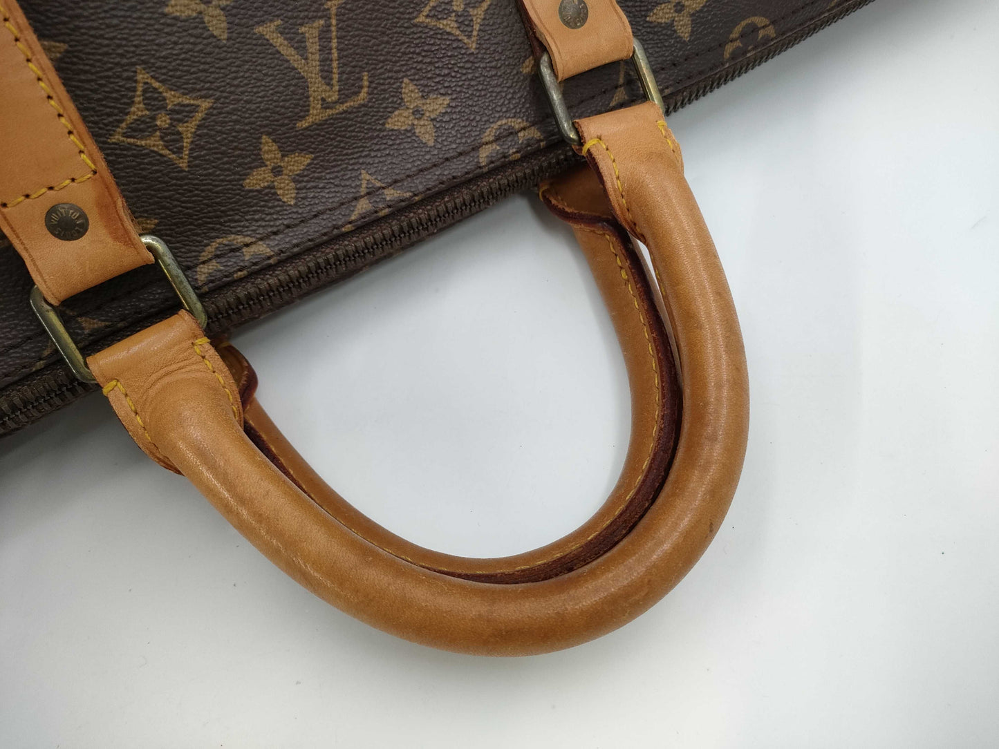 LOUIS VUITTON Monogram Keepall 55 Boston Bag