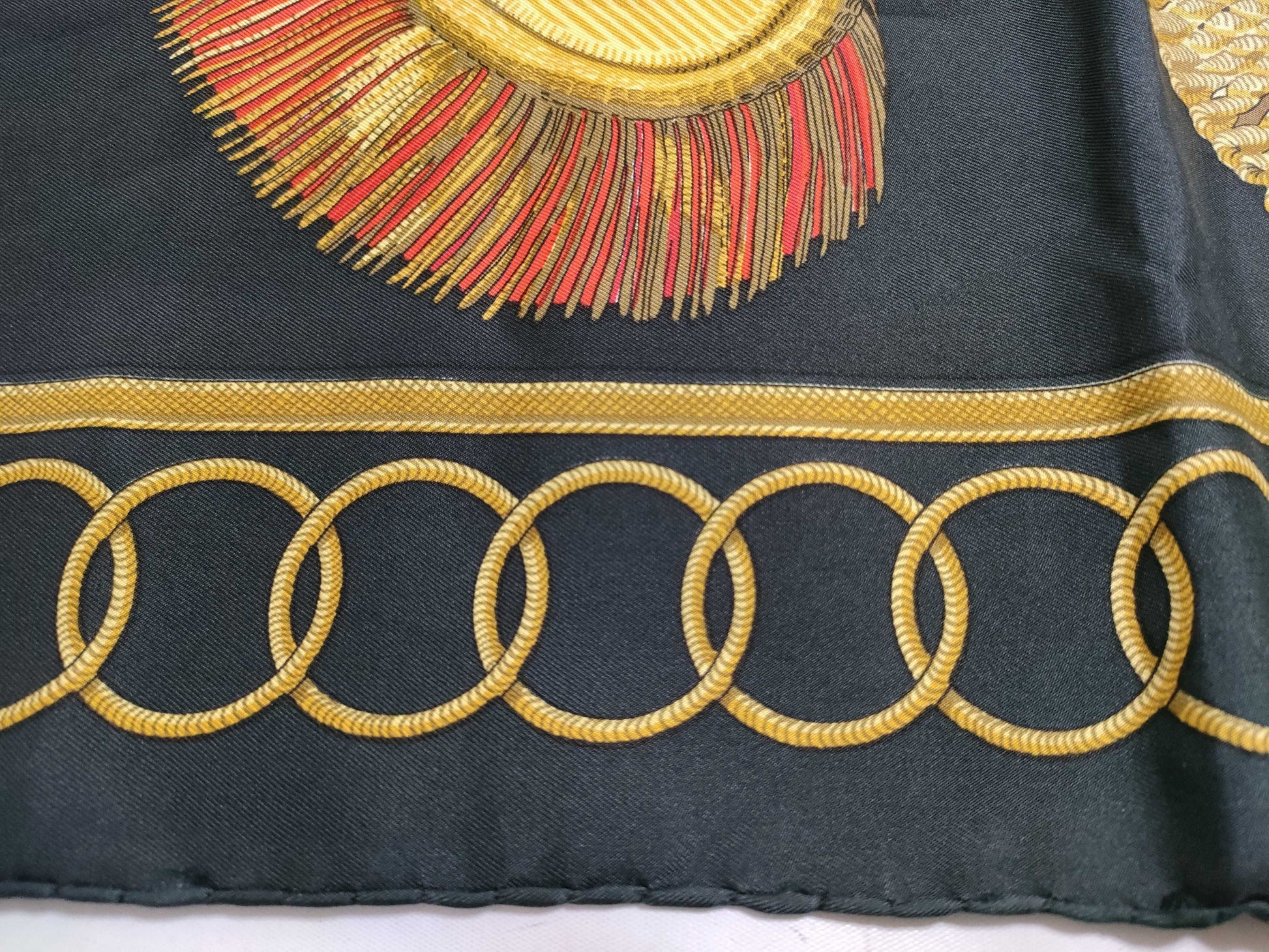 HERMES Carre Hermes Carre90 Untagged Scarf