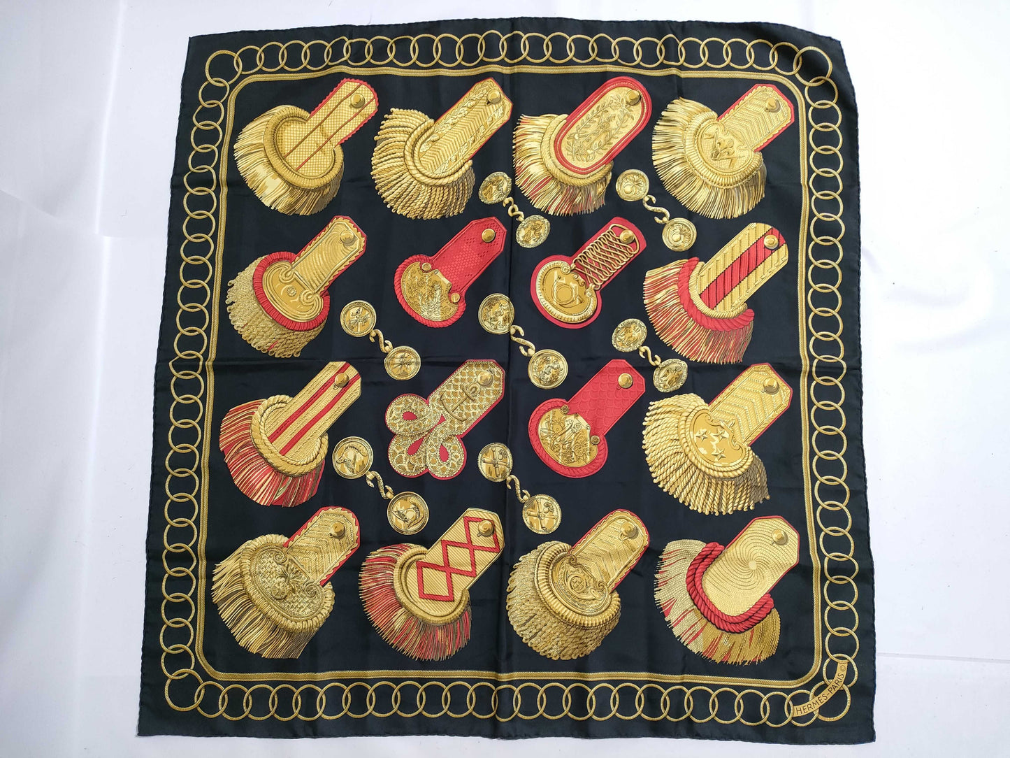 HERMES Carre Hermes Carre90 Untagged Scarf