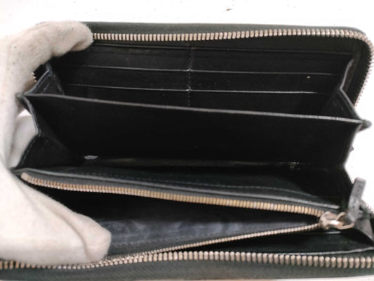 GUCCI GUCCI Crocodile Matte Croco Round Zipper Long Wallet Wallet