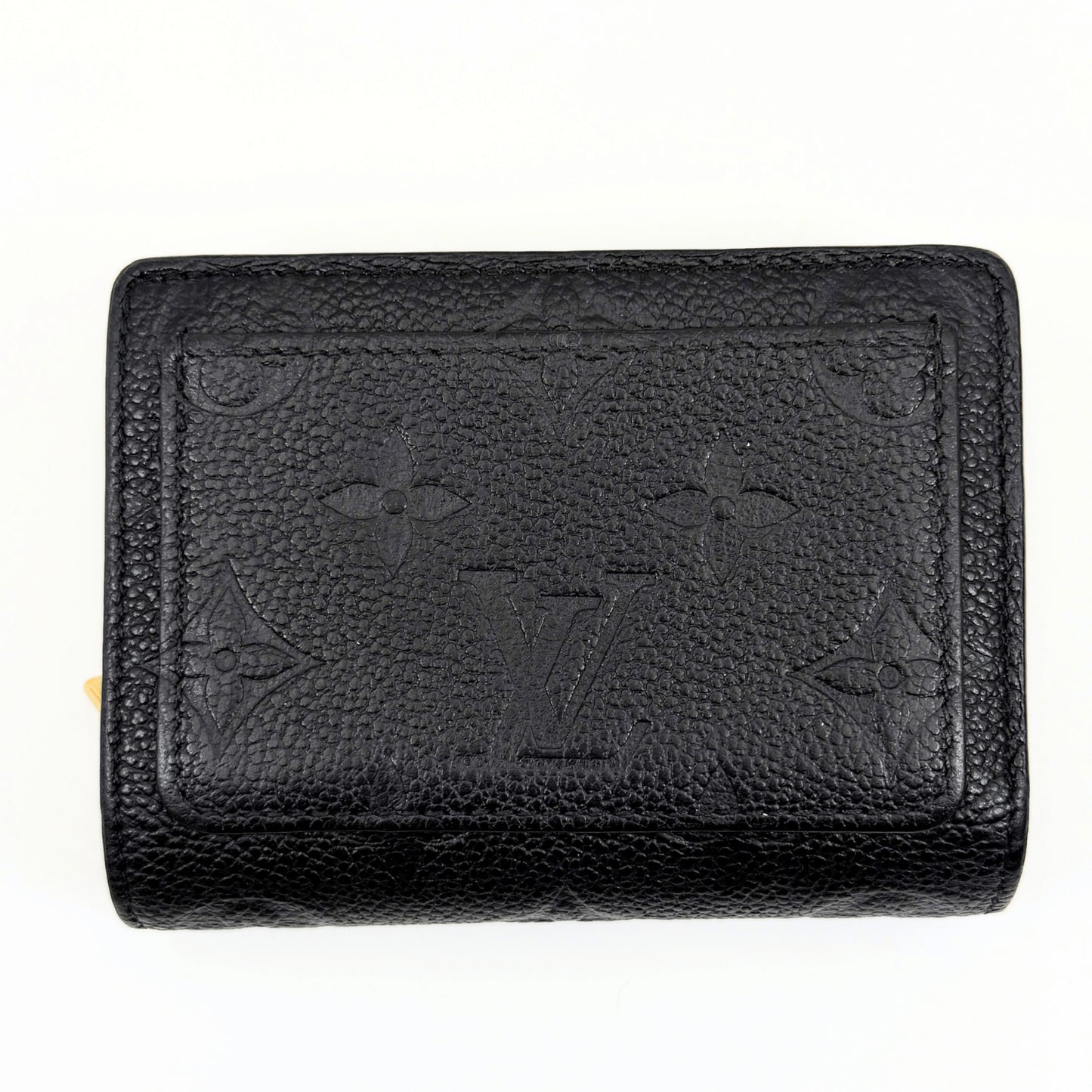 LOUIS VUITTON Monogram Empreinte Portefeuille Claire M80151 Tri-fold Wallet with Box and Dust Bag
