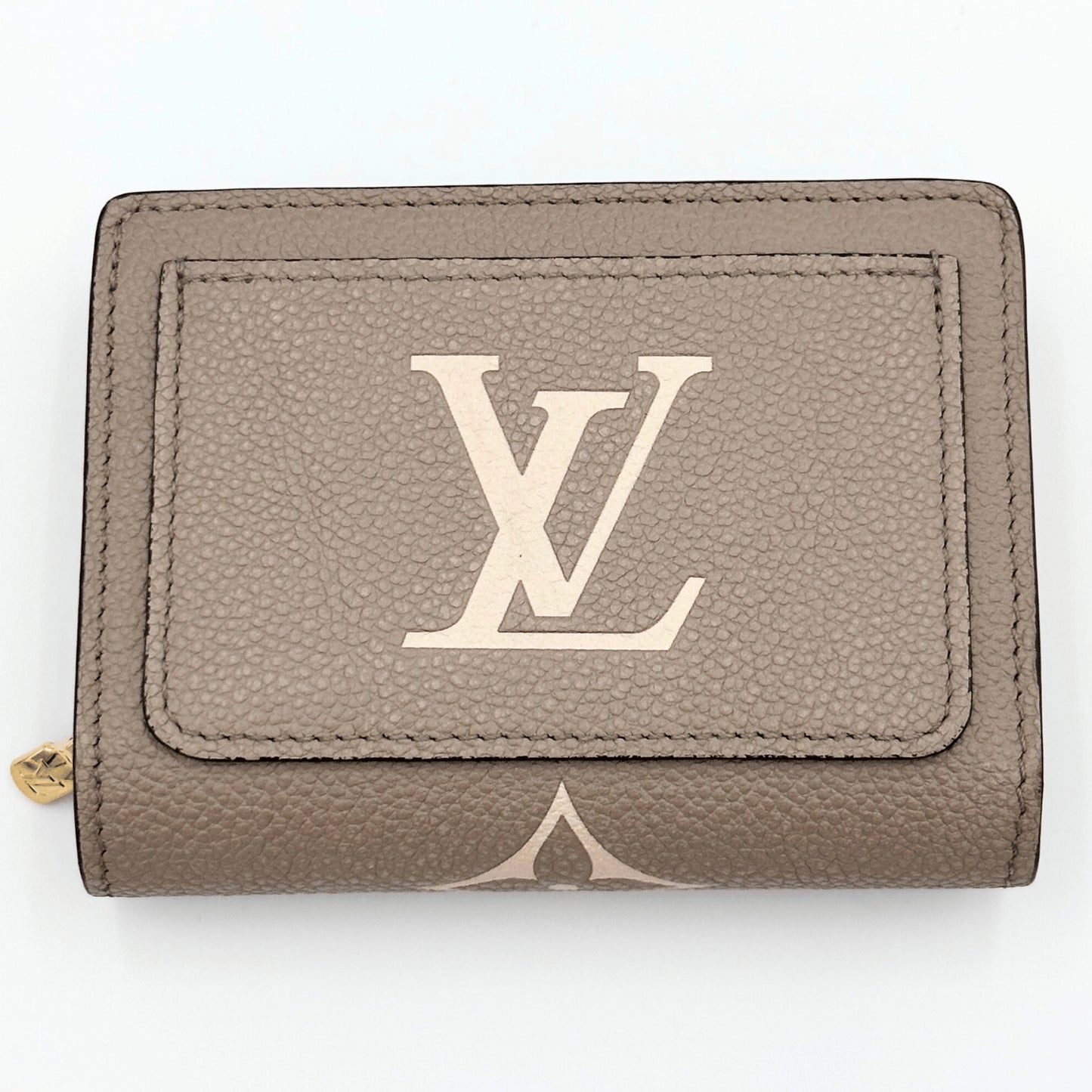 LOUIS VUITTON Monogram Empreinte Portefeuille Claire M82370 Tri-fold Wallet with Box and Dust Bag