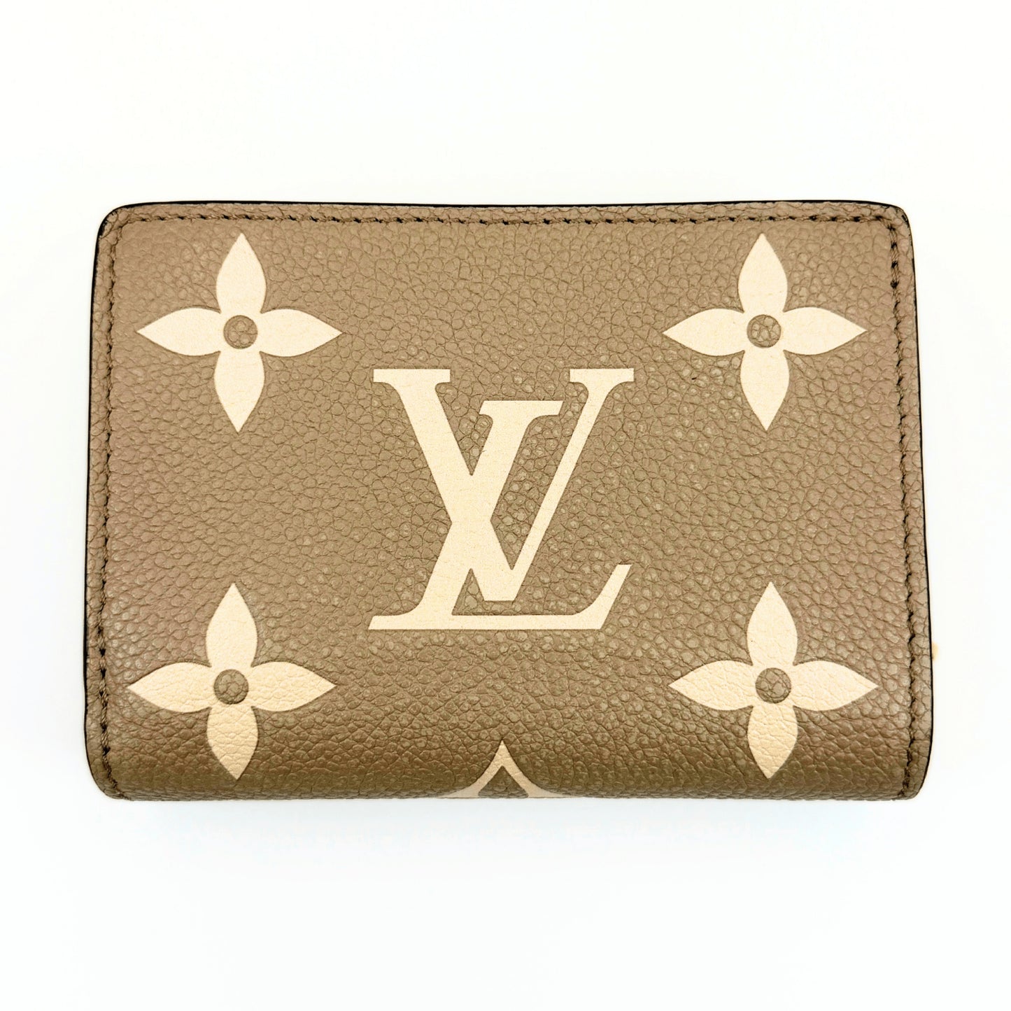 LOUIS VUITTON Monogram Empreinte Portefeuille Claire M82370 Tri-fold Wallet with Box and Dust Bag