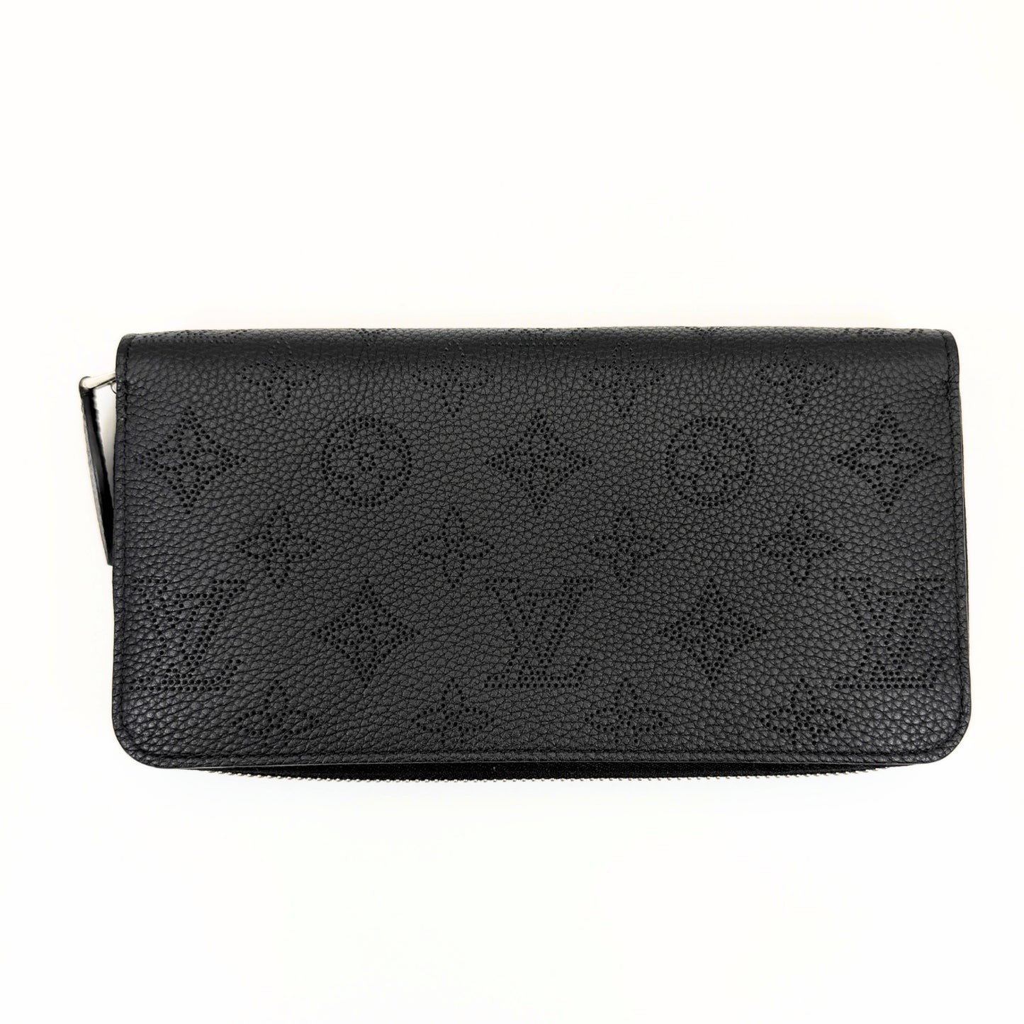 LOUIS VUITTON Mahina Zippy Wallet Noir Round Zip Wallet M61867 Wallet Box and Dust Bag Included