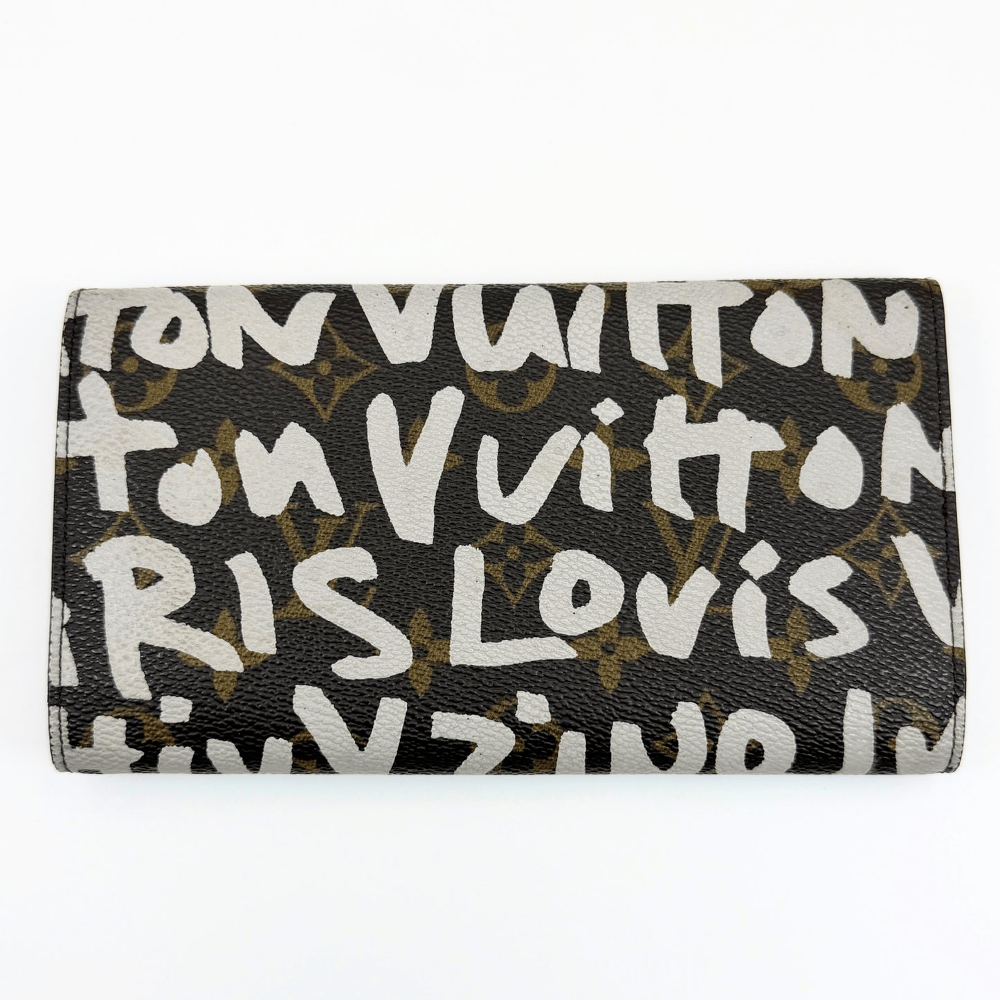 LOUIS VUITTON Monogram Pochette Porte Monnaie Credit Graffiti M92189 Wallet