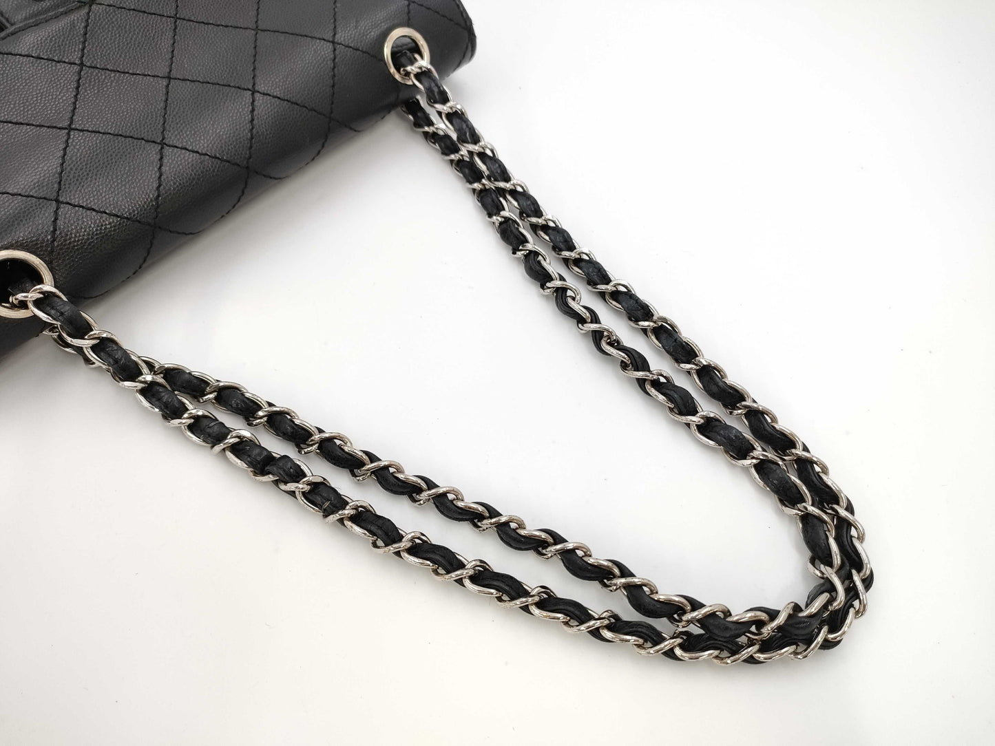CHANEL Caviar Skin Matelasse Chain Shoulder Bag Shoulder Bag