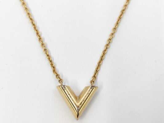 LOUIS VUITTON Essential V Necklace OB1252