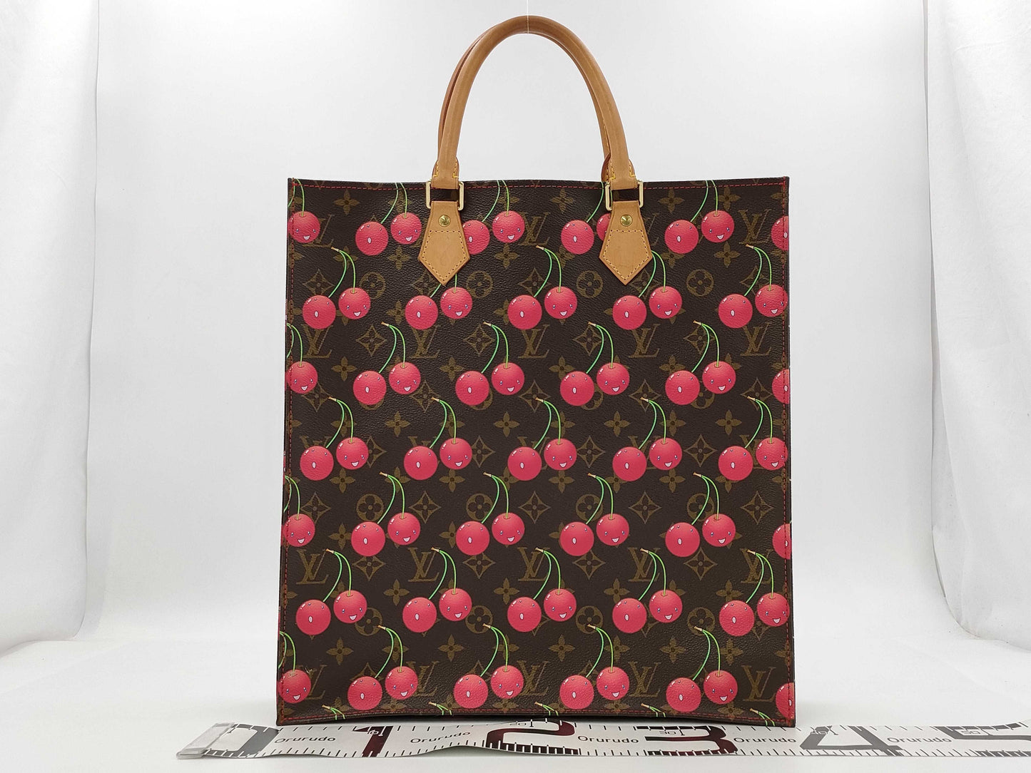 LOUIS VUITTON Monogram Cherry/LV x TM Sac Plat M95010 MI0015 Handbag