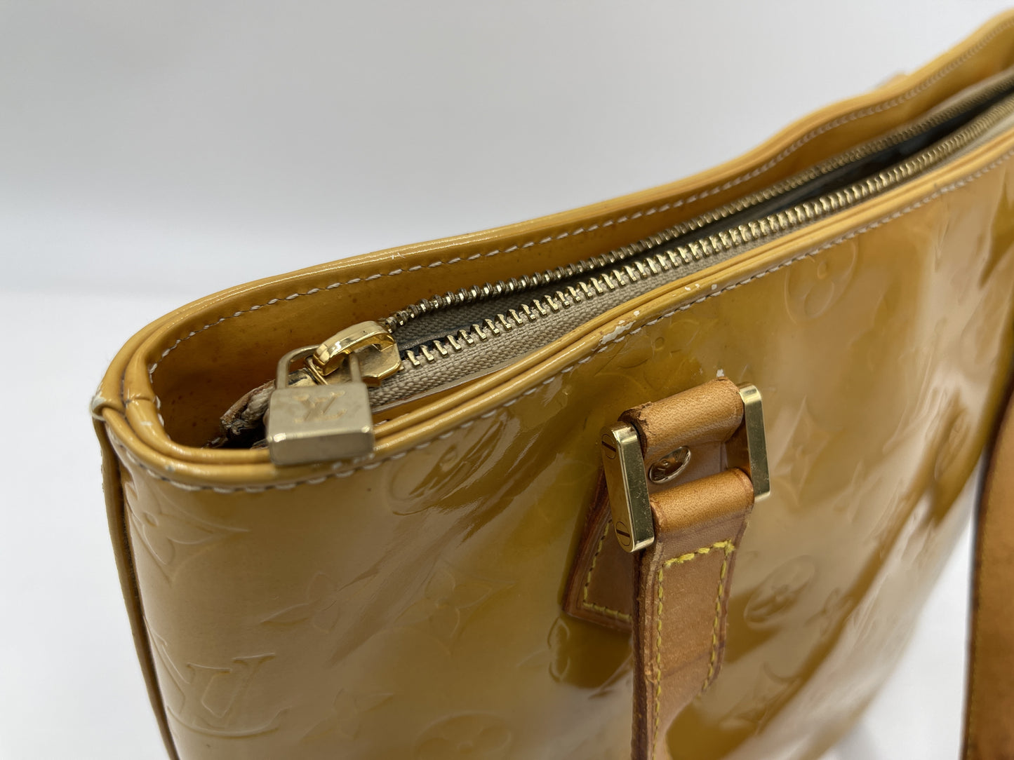 LOUIS VUITTON Vernis Houston M91005 TH0060 Tote Bag