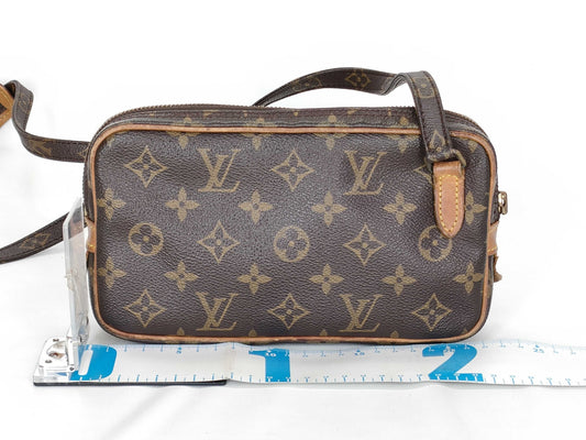 LOUIS VUITTON Monogram Vuitton Monogram Pochette Marley Bandriere M51828 Shoulder Bag