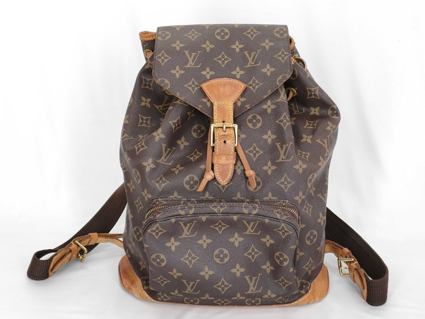 LOUIS VUITTON Monogram Vuitton Monogram MonsuriMM M51136 MI0987 Brown Rucksack