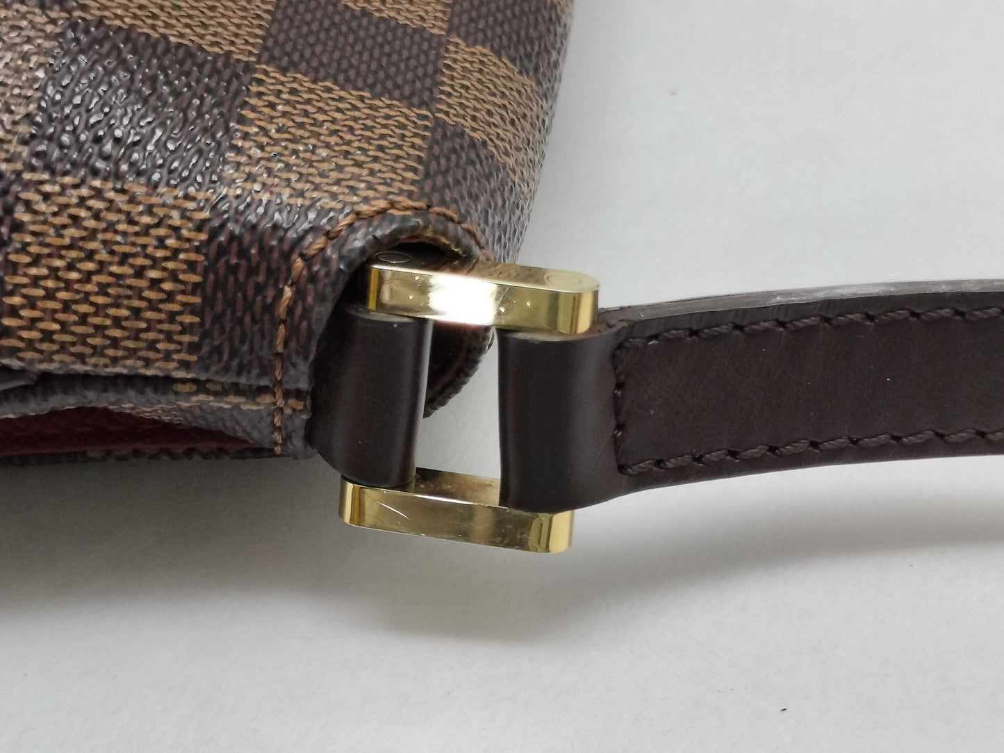 LOUIS VUITTON Damier ID-Louis Vuitton Bag Musette Salsa Damier Ebene 22cm #LM0074 GHW Soulderbag Shoulder Bag