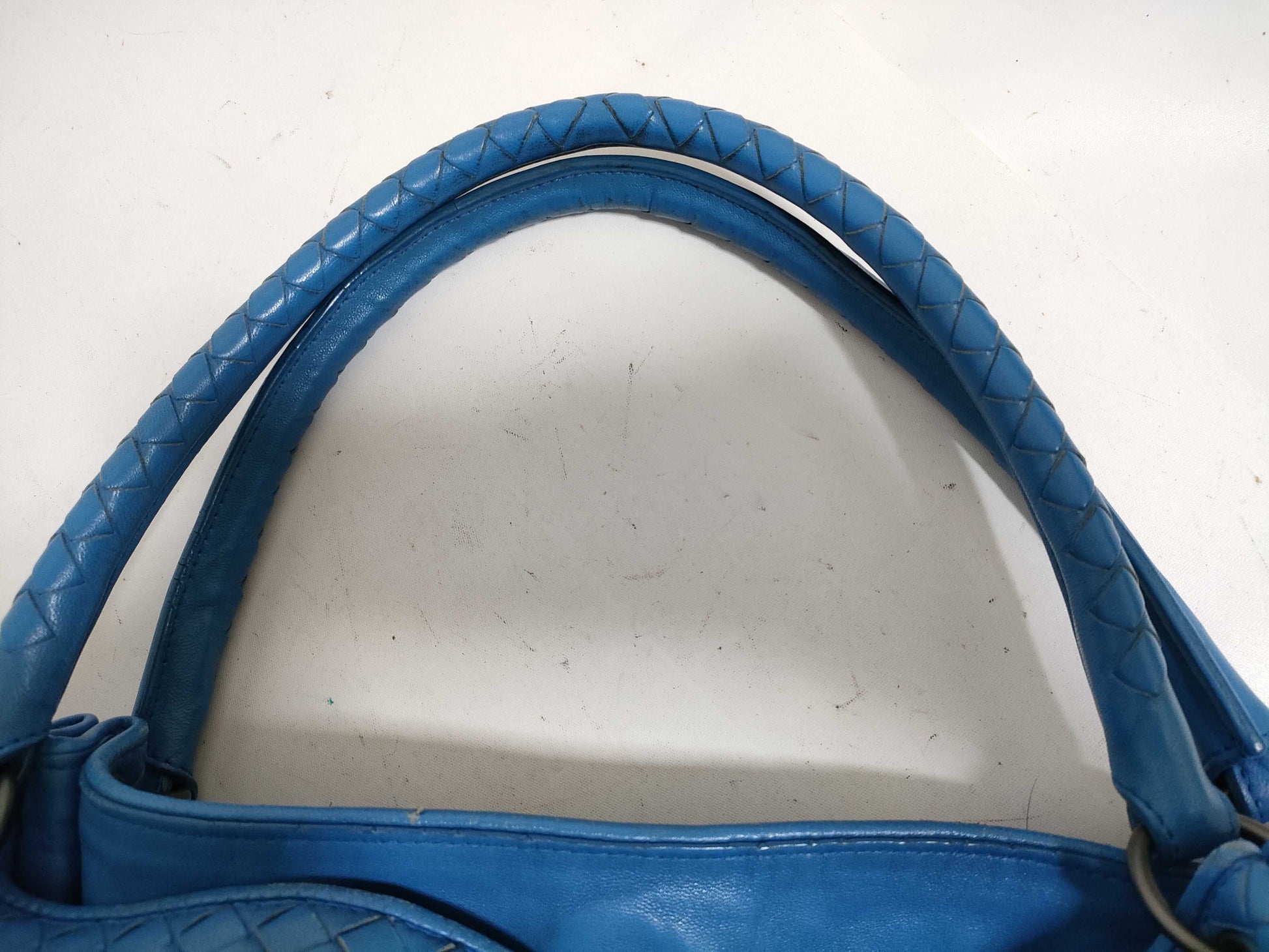 BOTTEGA VENETA Intrecciato Intrecciato Blue Shoulder Bag Shoulder Bag