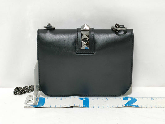 VALENTINO ID - Valentino Garavani Leather Small Glam Lock Shoulderbag 20cm SHW Shoulder Bag