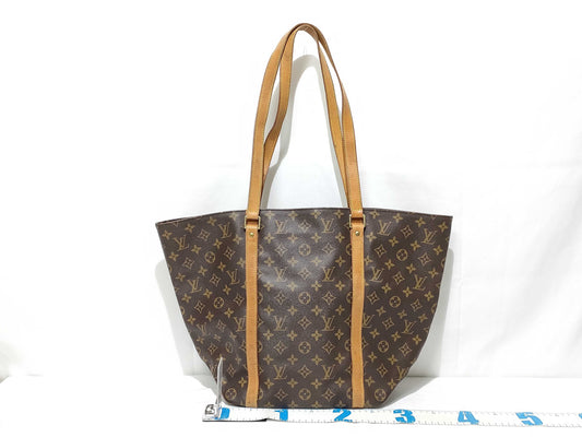 LOUIS VUITTON Monogram Vuitton Monogram Sack Shopping M51108 Brown Tote Bag