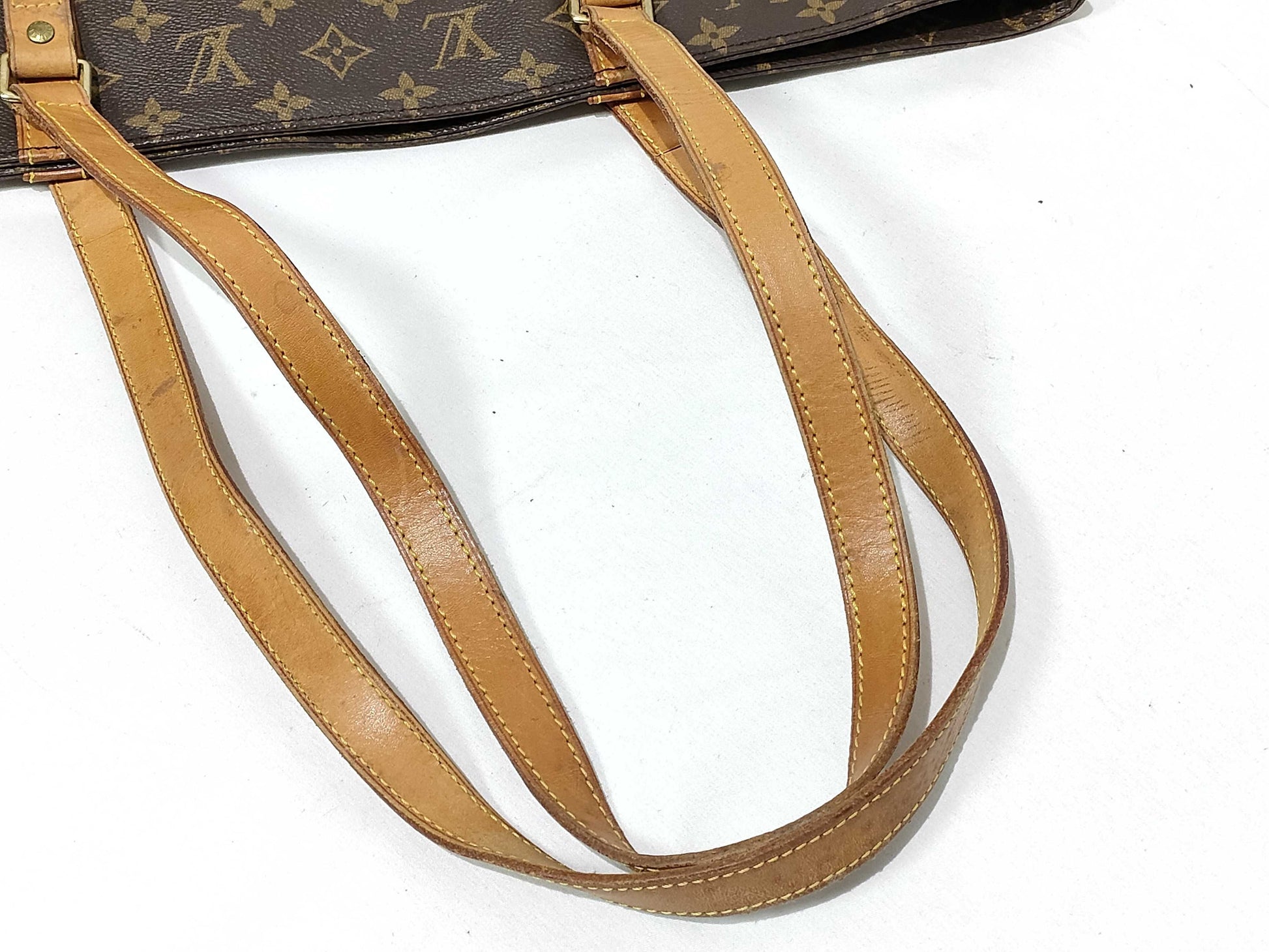 LOUIS VUITTON Monogram Vuitton Monogram Sack Shopping M51108 Brown Tote Bag