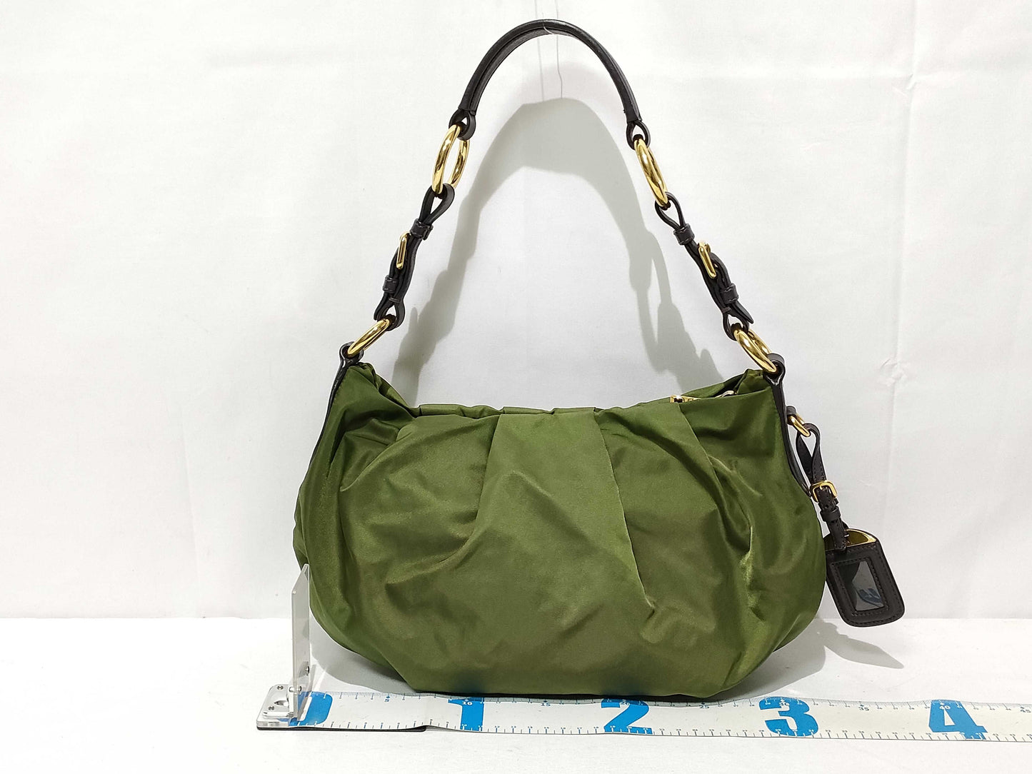 PRADA Nylon SG-Prada Tessuto Shoulder bag Green BR3795 Shoulder Bag