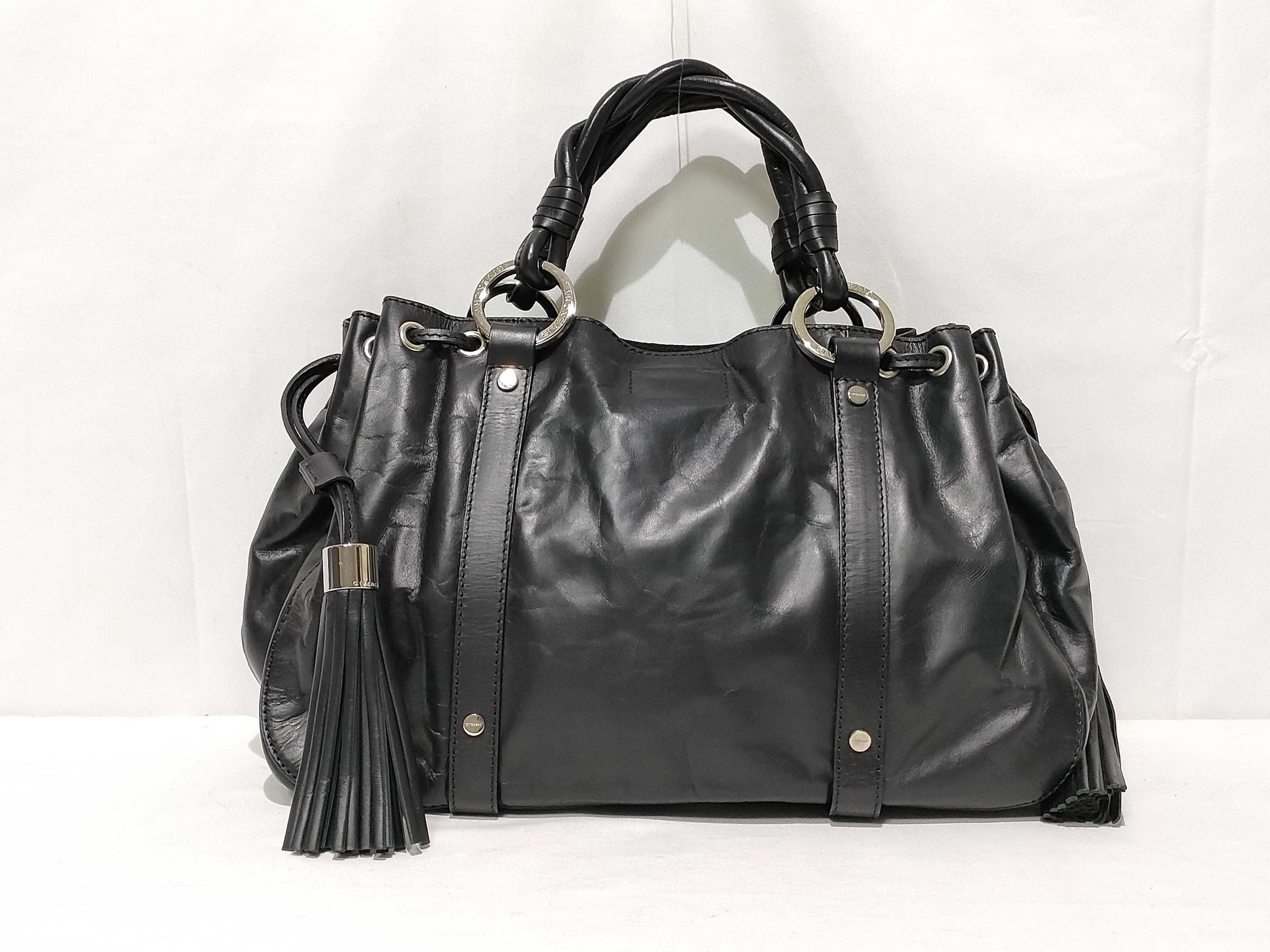 GIVENCHY SG - Givenchy Leather Shoulder Bag Black Handbag