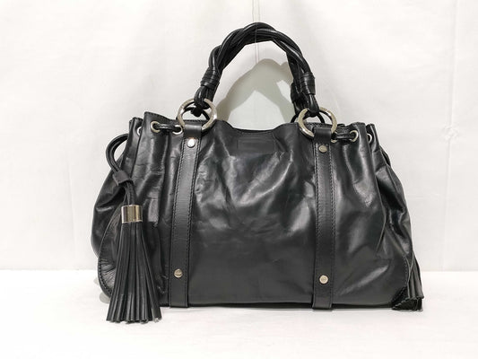GIVENCHY SG - Givenchy Leather Shoulder Bag Black Handbag