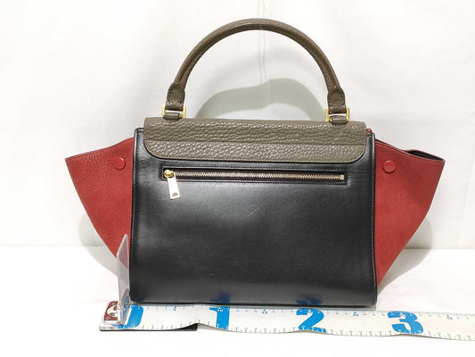 CELINE SG-CELINE Trapeze Small Leather 2way handbag Multicolor handbag