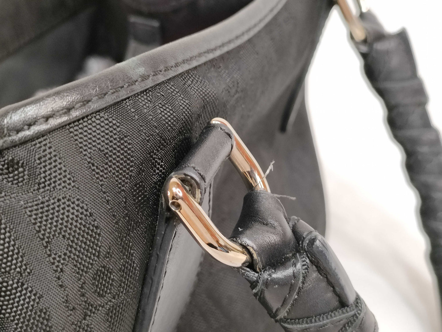Dior Trotter Christian Dior Trotter Lovely Nylon Handbag Black Handbag