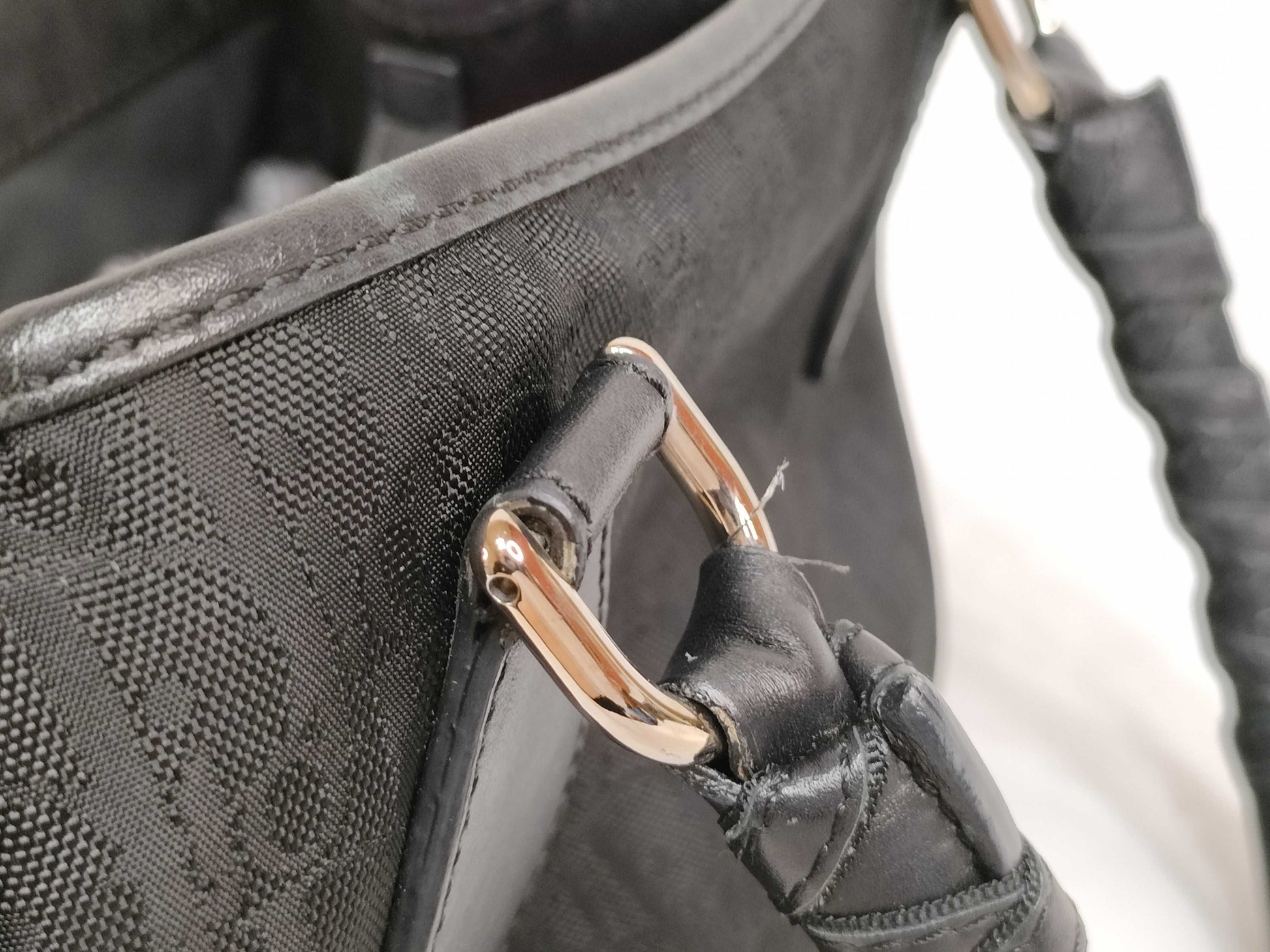 Dior Trotter Christian Dior Trotter Lovely Nylon Handbag Black Handbag