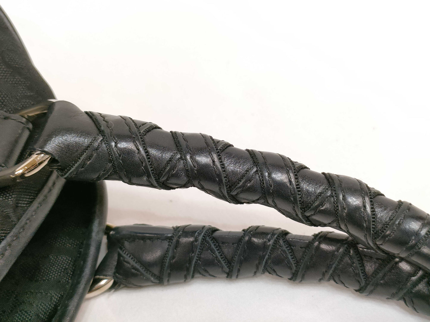 Dior Trotter Christian Dior Trotter Lovely Nylon Handbag Black Handbag