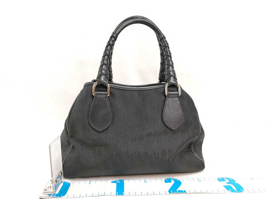 Dior Trotter Christian Dior Trotter Lovely Nylon Handbag Black Handbag