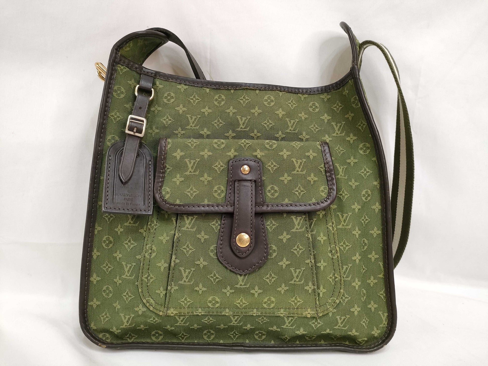 LOUIS VUITTON Monogram Mini Vuitton Monogram Mini Buzasmary-Kate M92322 VI00357 Green Tag Initial Shoulder Bag