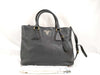 PRADA SG - Prada Vitello Daino Leather 2way handbag Black BN2794 Shoulder Bag
