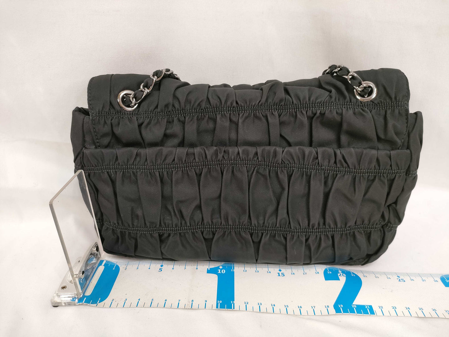 PRADA Nylon SG-Prada Tessuto Gaufre Sling Bag Black BR4609 Shoulder Bag