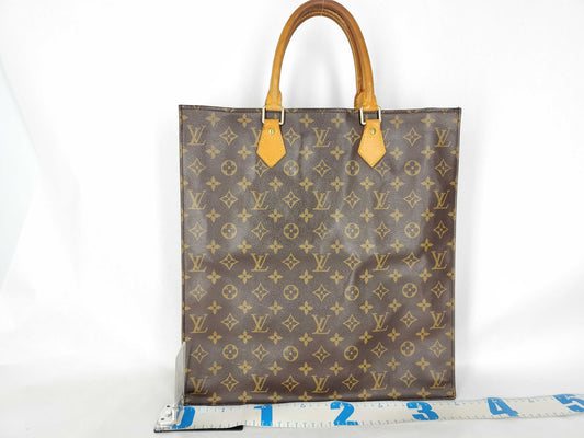 LOUIS VUITTON Monogram Vuitton Monogram Sackpla M51140 MI0064 Brown Tote Bag
