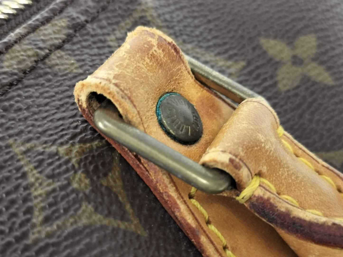 LOUIS VUITTON Monogram Vuitton Monogram Speedy 40 M41522 SP0934 Brown Zipper Pull Strip Boston Bag