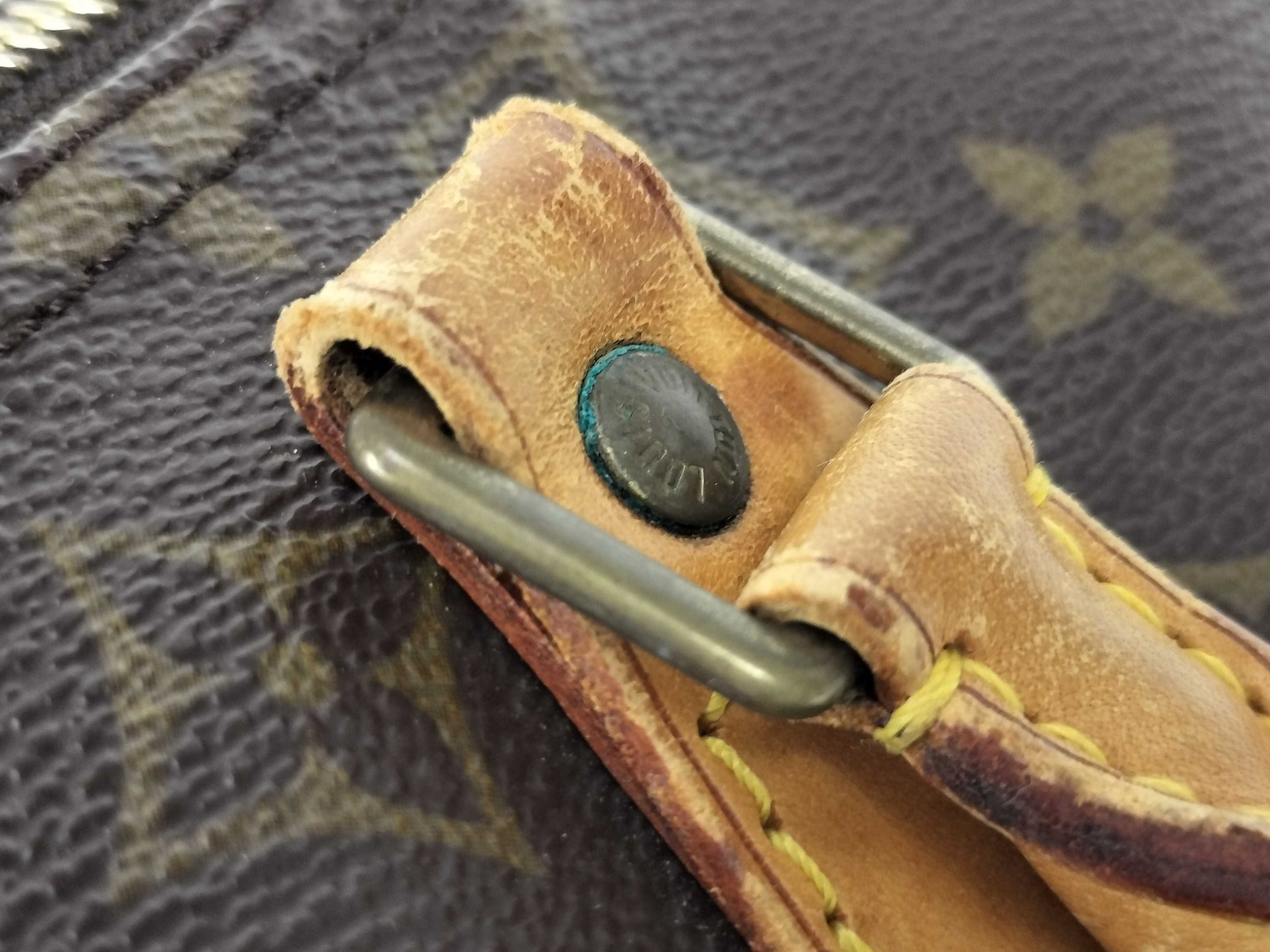 LOUIS VUITTON Monogram Vuitton Monogram Speedy 40 M41522 SP0934 Brown Zipper Pull Strip Boston Bag