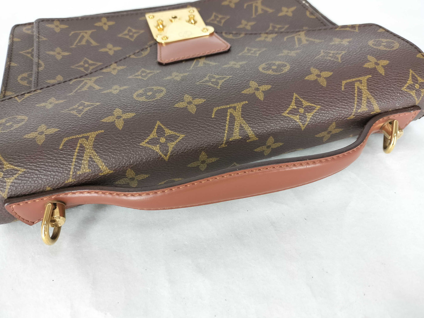 LOUIS VUITTON Monogram Vuitton Monogram Monceau M51185 Brown Handbag