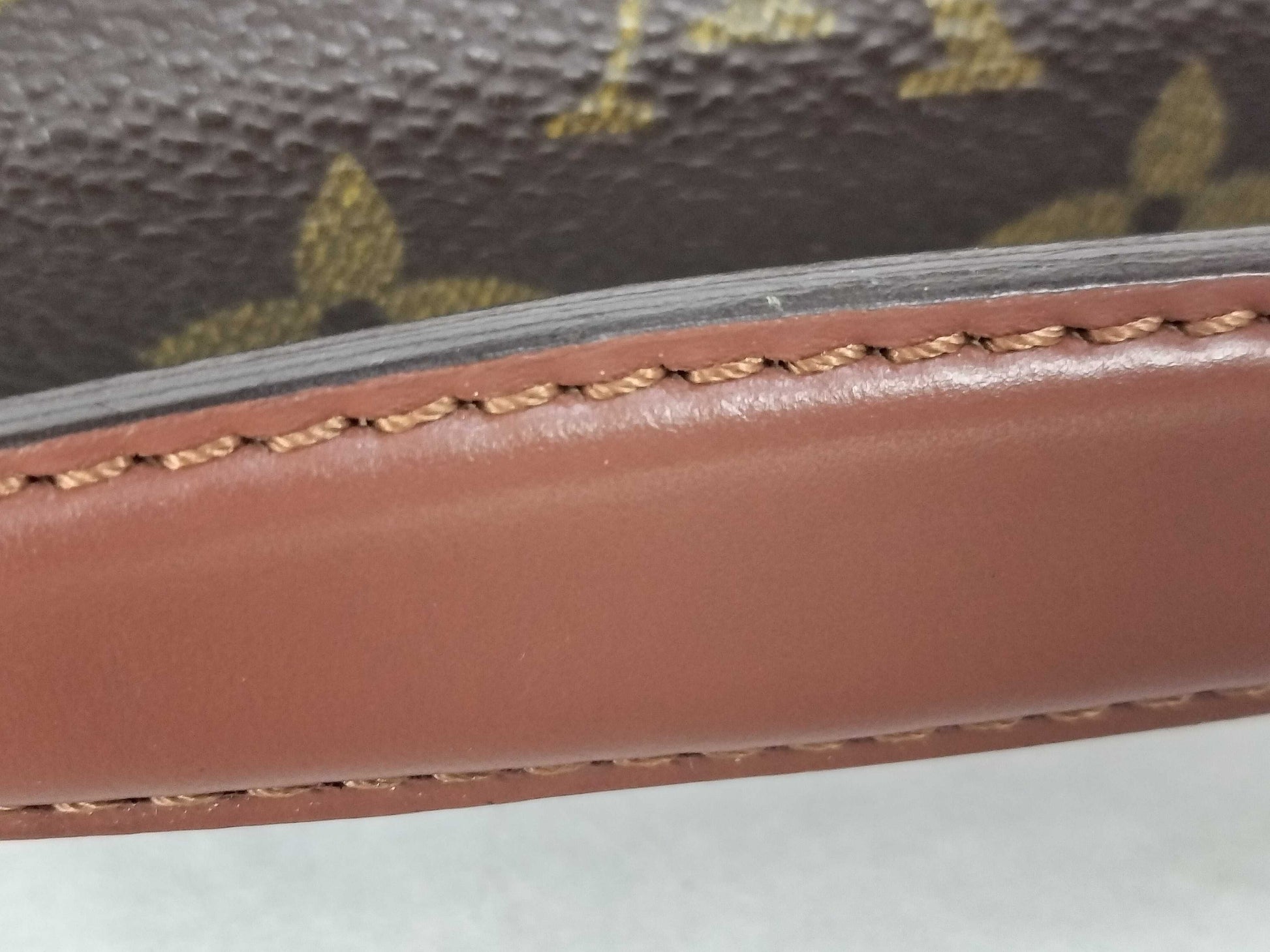 LOUIS VUITTON Monogram Vuitton Monogram Monceau M51185 Brown Handbag