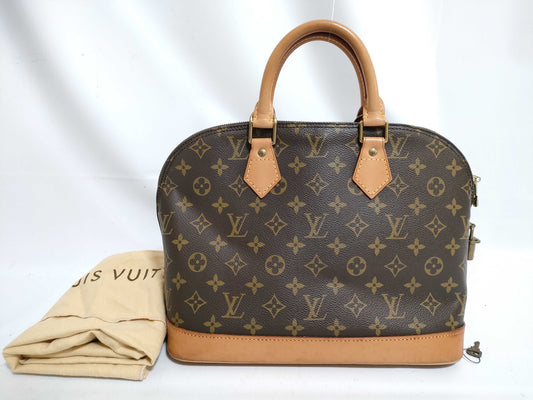 LOUIS VUITTON Monogram Vuitton Monogram ALMA M51130 BA0975 Brown Handbag
