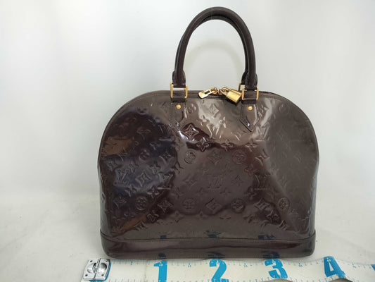 LOUIS VUITTON Verni ID-Louis Vuitton Monogram Alma Bag SN2163 39 cm Handbag