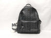 MCM SG-MCM Canvas Black Large Backpack 5657U Rucksack