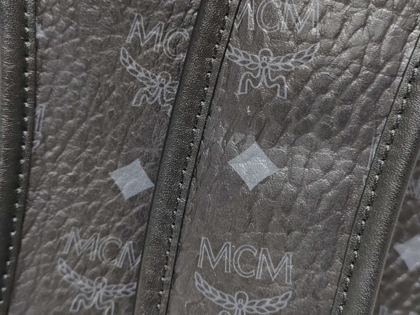 MCM SG-MCM Canvas Black Large Backpack 5657U Rucksack