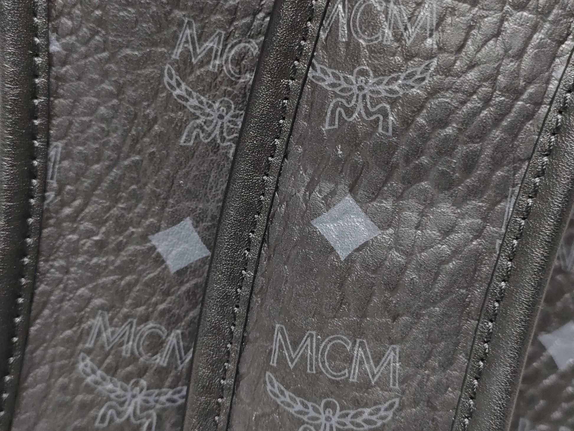 MCM SG-MCM Canvas Black Large Backpack 5657U Rucksack
