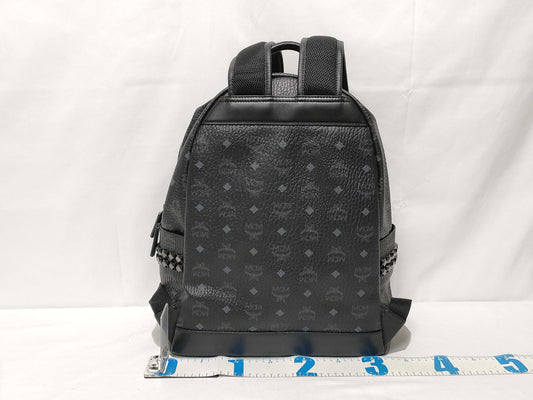 MCM SG-MCM Canvas Black Large Backpack 5657U Rucksack