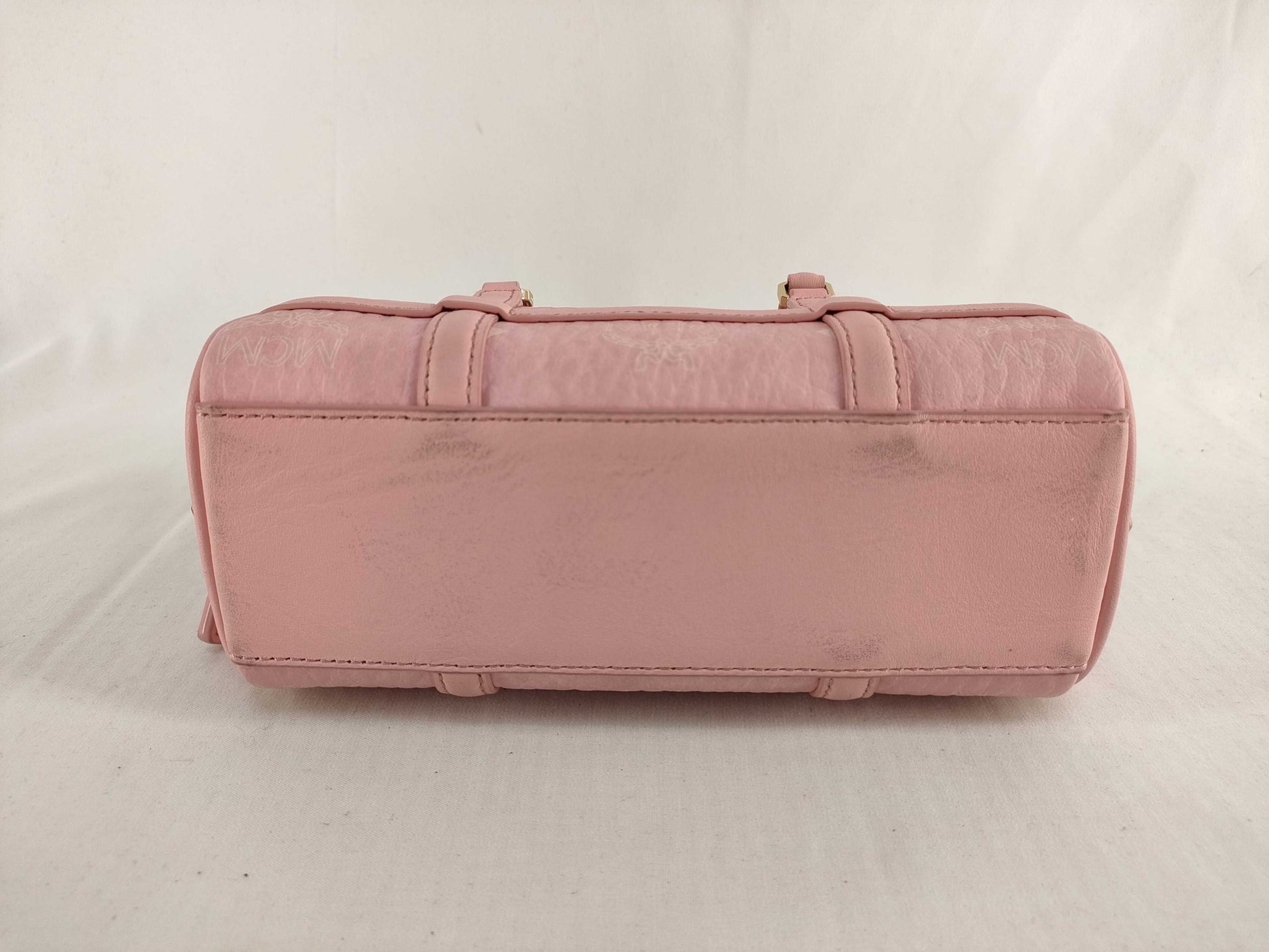 MCM ID-MCM Leather Visetos 2 Way Handbag #10352209 Handbag