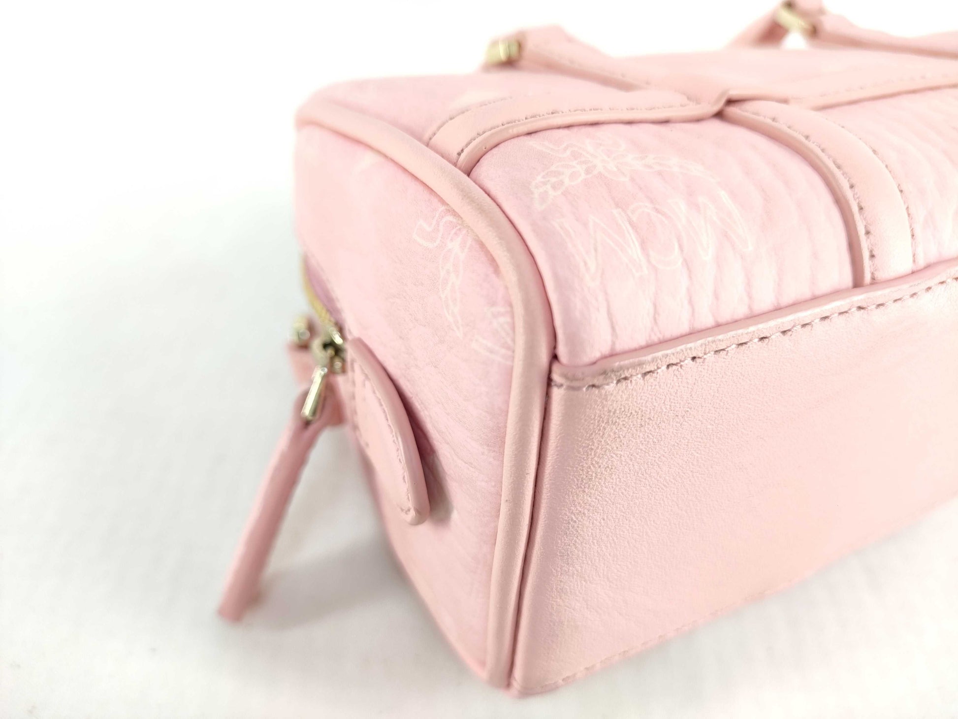 MCM ID-MCM Leather Visetos 2 Way Handbag #10352209 Handbag